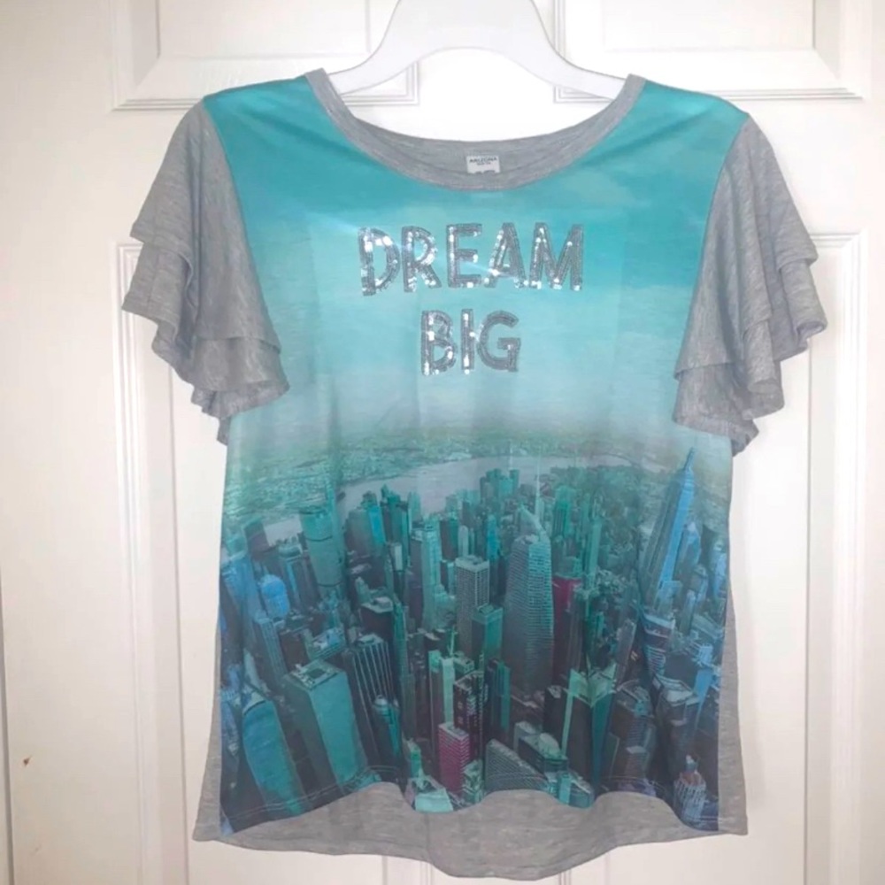 Girls Arizona Co. 2XL Grey Graphic T-Shirt